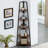 Mel 72'' Tall 5 Tier Corner Bookcase-1688073204