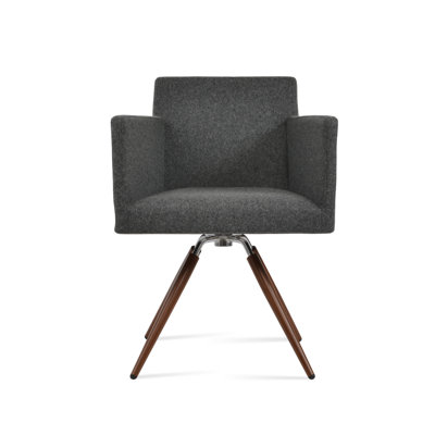 Harput Carrot Swivel Arm Chair