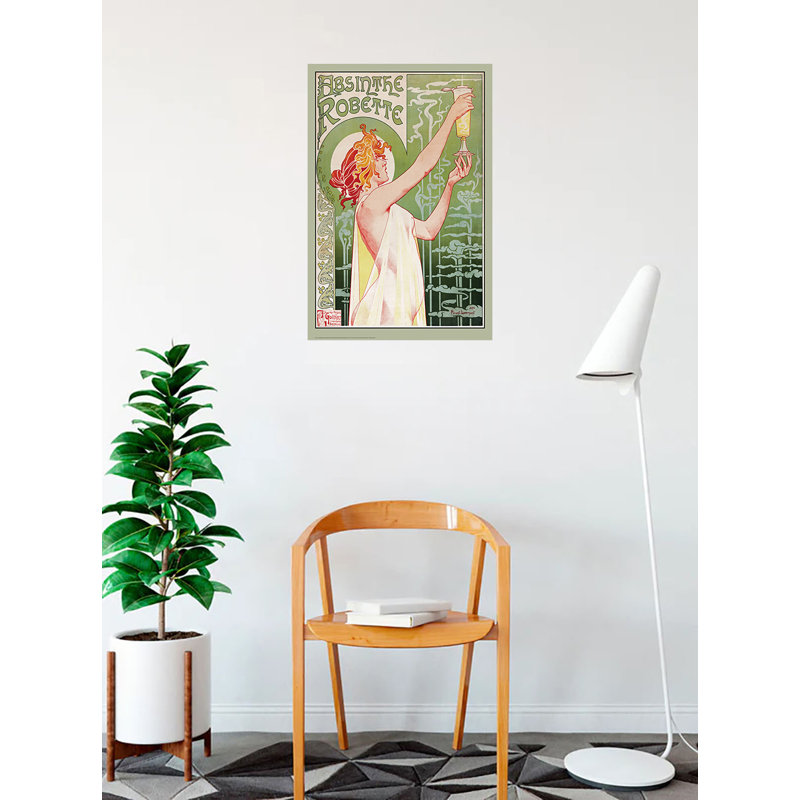 «ACHETER DE L'ART POUR MOINS» sous licence officielle «Art nouveau» de l'Art de 24 po x 36 po de l'absinthe Robette - reproduction décorative - papier affiche - prêt à encadrer