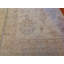 Tapis unique en laine noué à la main beige / vert clair de 8 pi x 10 pi
