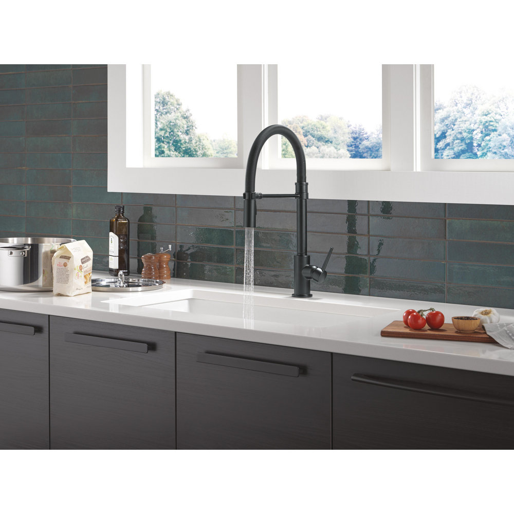 Trinsic Pro Commercial Pull-Down Faucet, Matte Black