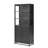 76.75'' Tall Display Cabinet With Glass Doors And LED Lights, Steel Curio Cabinet With 3-Sided Glass, Pantry Cabinet With Storage For Hallways, Livingroom Kitchen Home Decor & Office - -2058366199