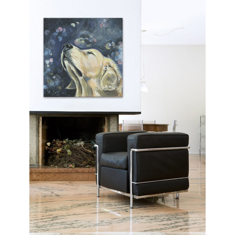 Dreaming Lab - Wrapped Canvas Painting, 102 cm H x 102 cm W x 4 cm D