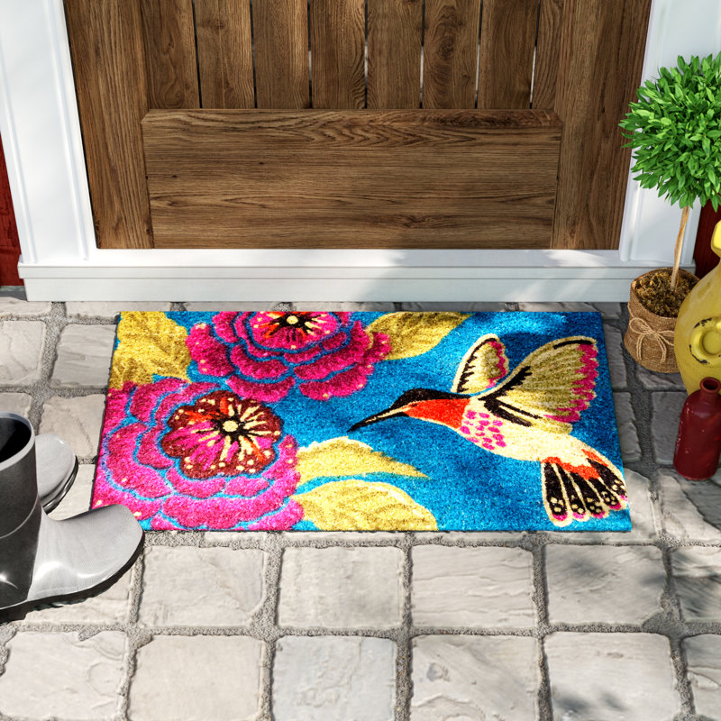 Gaetan Non-Slip Outdoor Doormat, 1'5" x 2'5"