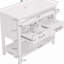 Meuble-lavabo pour salle de bain avec lavabo en céramique, meuble-lavabo avec plateau basculant et 2 tiroirs pleine extension, 1 tablette ouverte au bas-1628430843