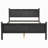 Flat Panel Bed With Headboard & Footboard, Minimalist Modern Platform Bed With Wood Grain Finish, Shaker And Farmhouse Style Design, Sleek And Functional Bedroom Furniture-712729495-712729489