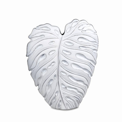 Monarrez Leaf Polyeresin Table Vase