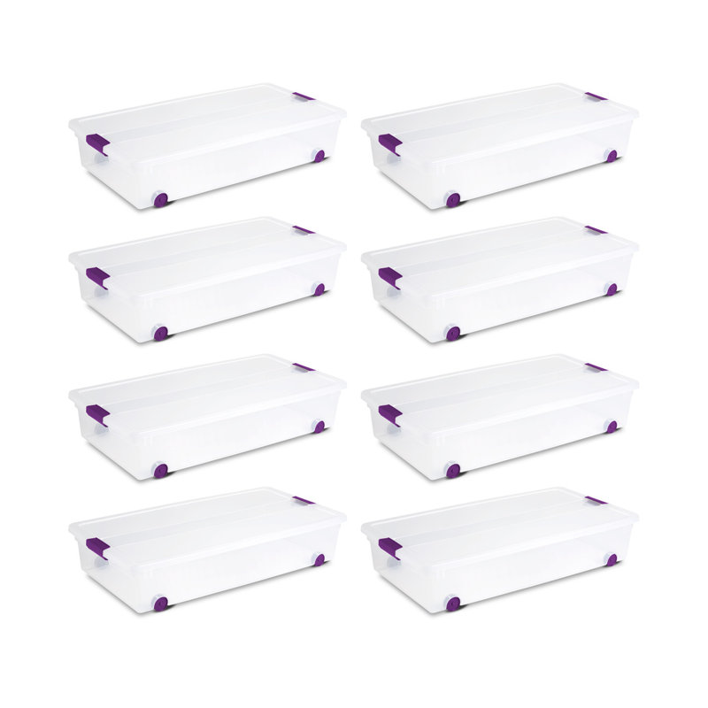 Contenant de rangement avec couvercle transparent Sterilite