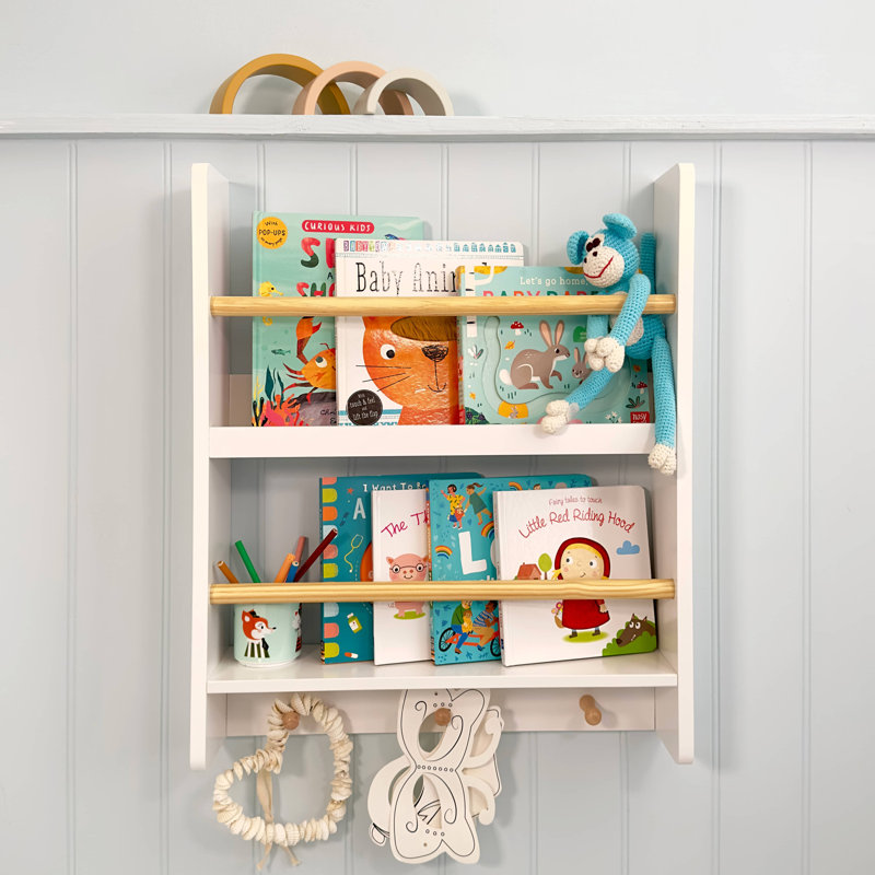 60cm H X 50cm W Solid Wood Kids Book Display