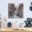 «Abstract With Pink» par Rey Klimt, art mural en métal-698452660