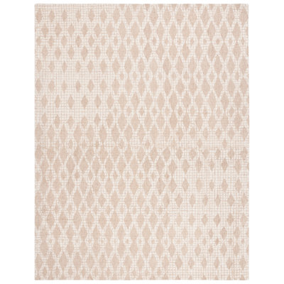 Abstract Hand Tufted Wool, Cotton Geometric Rug