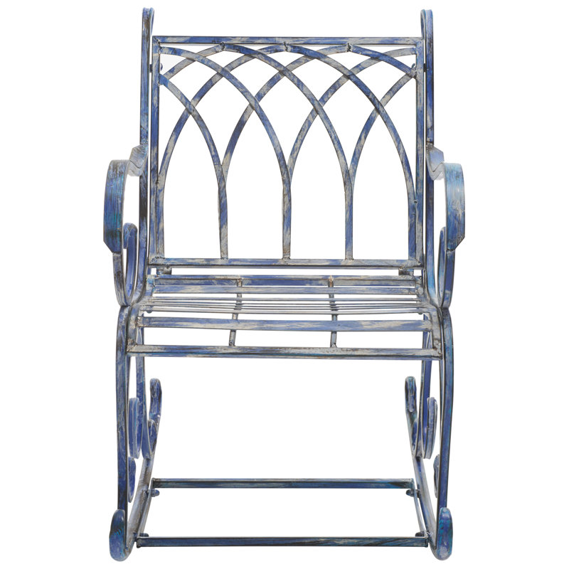 Astoria Grand Medrano Rocking Chair, Mossy Blue