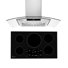 2 Piece Kitchen Package , 36" Induction Cooktop , 36" Ducted Island Range Hood