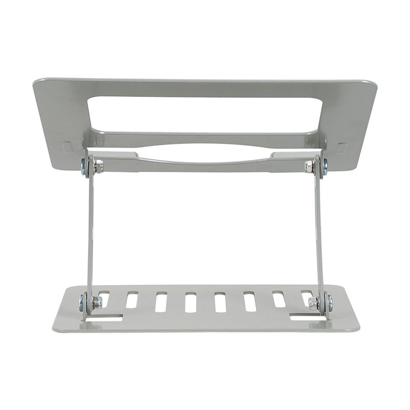 Aluminum Computer Desk, Silver