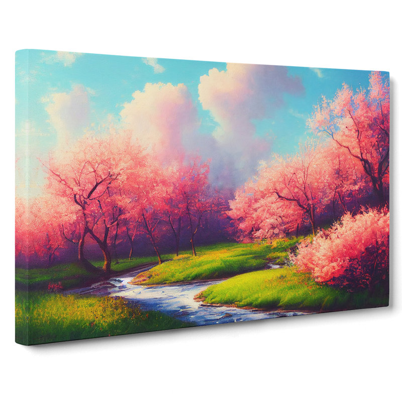 Spring Forest Stream Vol.2 - Wrapped Canvas