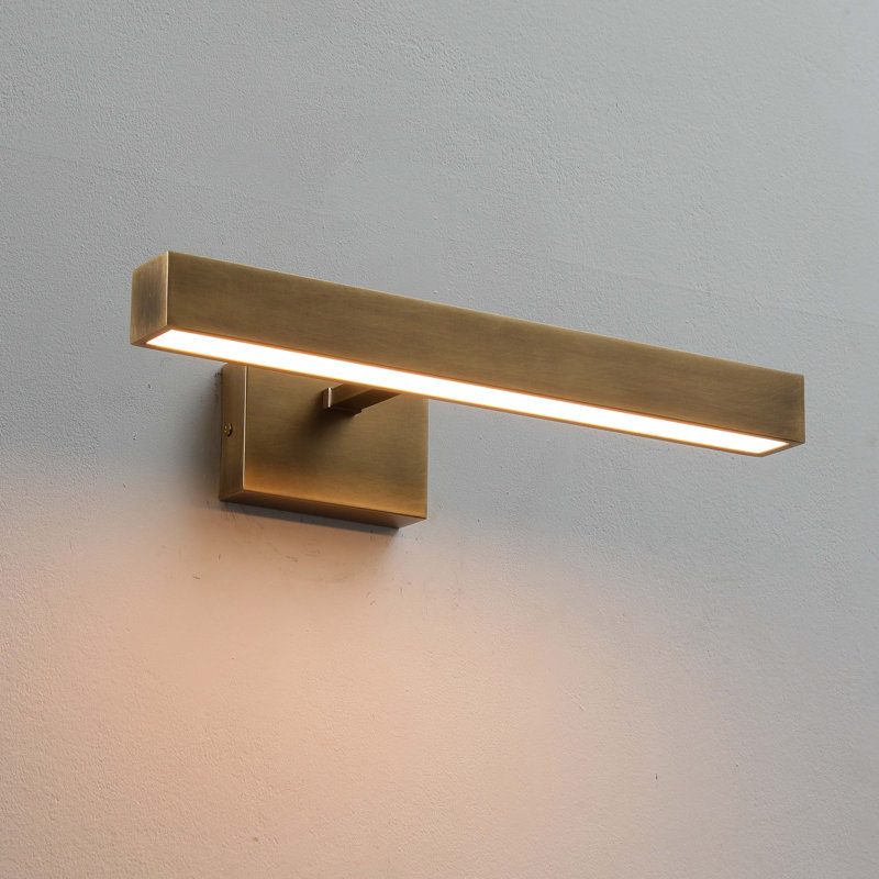 Retro - Charm Brass Simple Long - Strip Wall Lamp