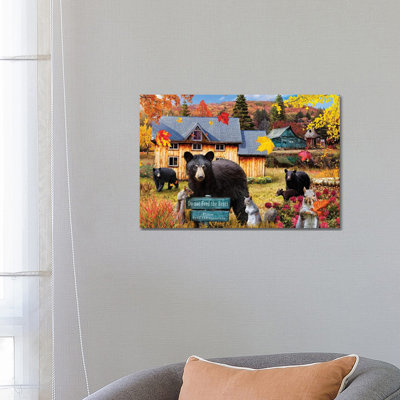 Do Not Feed The Bears by Karen Burke - Wrapped Canvas Gallery-Wrapped Canvas Giclée