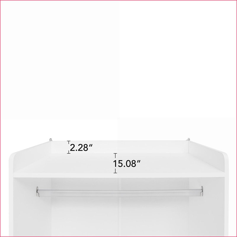 Commodes et amp; Garde-robes: Armoire blanche minimaliste avec 3 tiroirs en rotin Tige suspendue | Blanc | Panneau de particules et panneau de fibres à densité moyenne