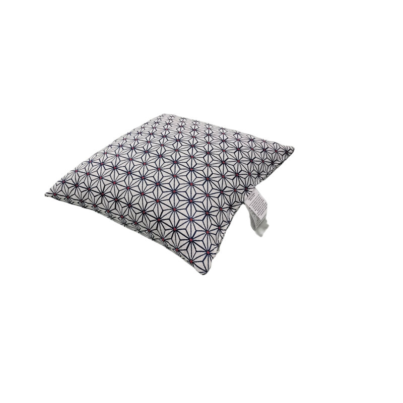 Housse de coussin et insert Liza en bleu / blanc / rouge, 16 po x 16 po