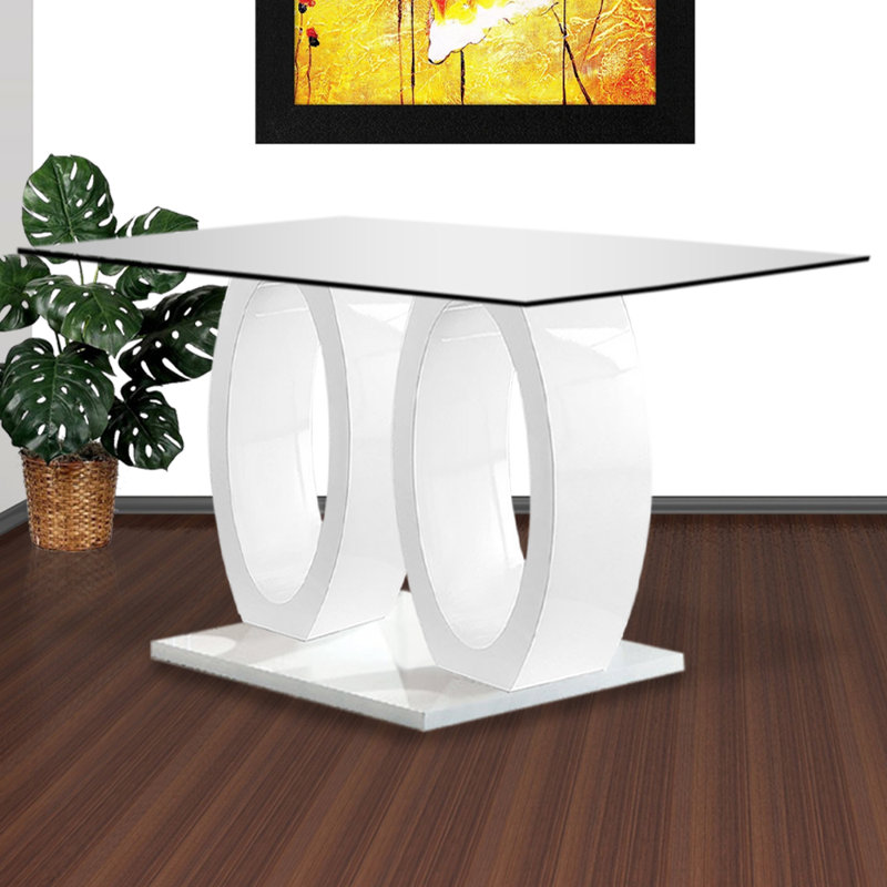 Table de salle à manger Cressey, Blanc