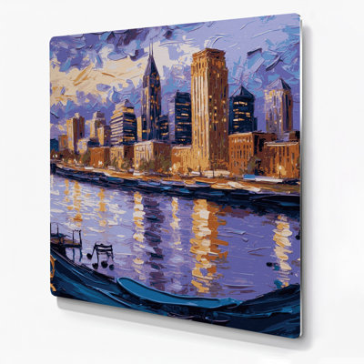 Art mural mauve en villes, Nashville