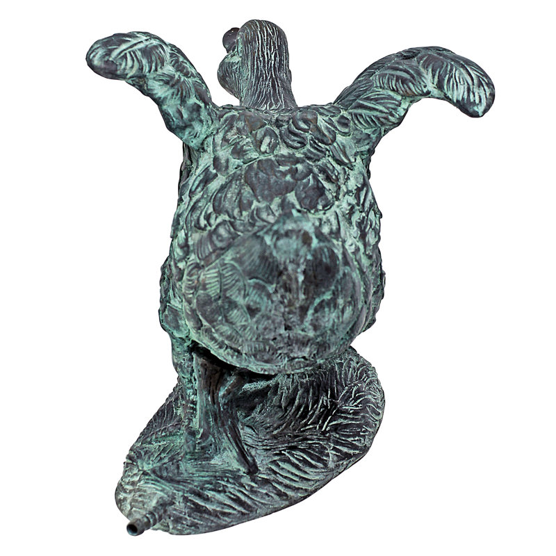 The Lindell Pond Running Duck Cast Garden Statue