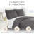 Southshore Fine Linens Southshore Basics Duvet Cover Set in Slate Grey, Double-Brushed Microfiber Bedding with Hidden Zipper Closure and Corner Ties, 1 Pillow Sham, Twin/Twin XL-993066886-993066925