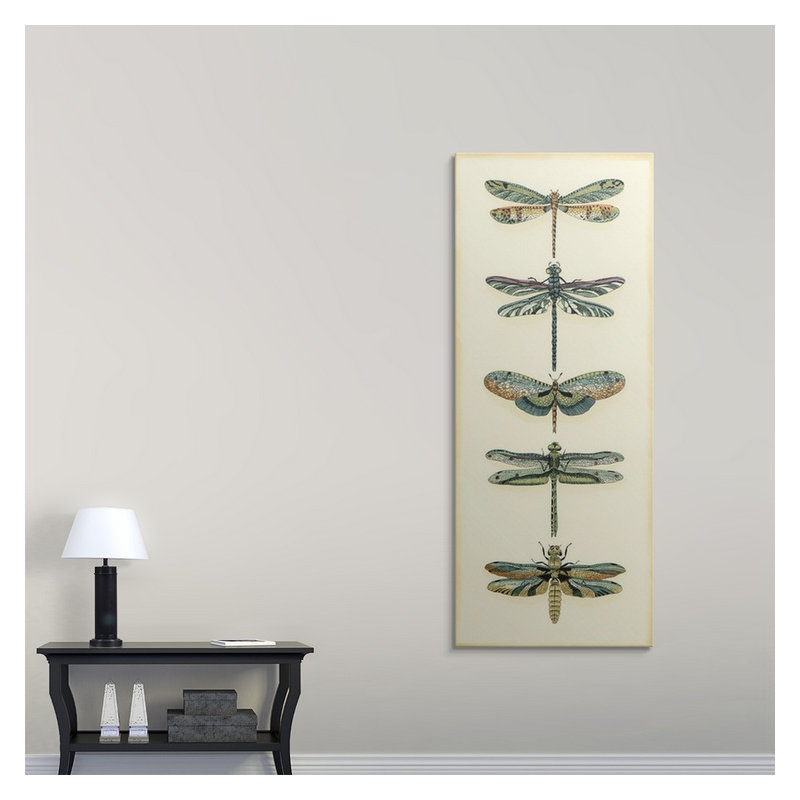 « ii » chariklia zarris, impression Dragonfly Collector, H 44 po x l 22 po x P 1 po, Cadre noir