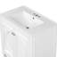 Meuble-lavabo de 60 po avec lavabo double, bois massif et construction, métal céramique imperméable, rangement réglable, charnières à fermeture en douceur, style rétro-449497718