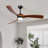 60-Inch 3-Blade Solid Wood Ceiling Fan Light-119570490