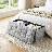 43" Folding Ottoman With Storage, Cotton-Linen Storage Bench, Modern Footstool For Living Room, Bedroom Entryway-1533279198