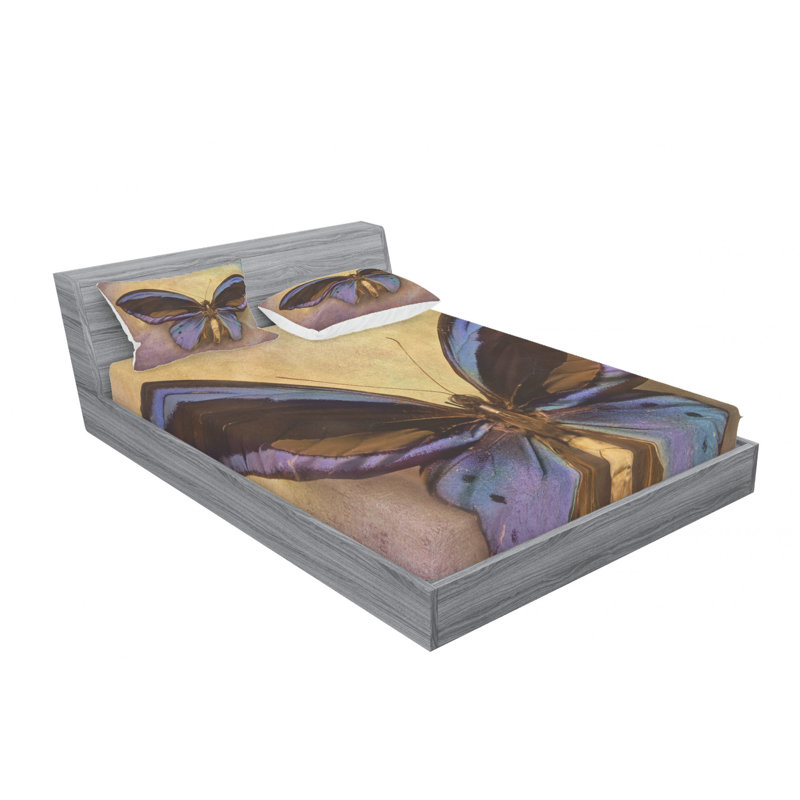Microfiber Sheet Set, Full Sheet Set with Fitted Sheet