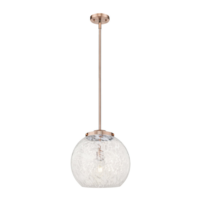 Luminaire suspendu 1 lumière Opsincs, Cuivre antique