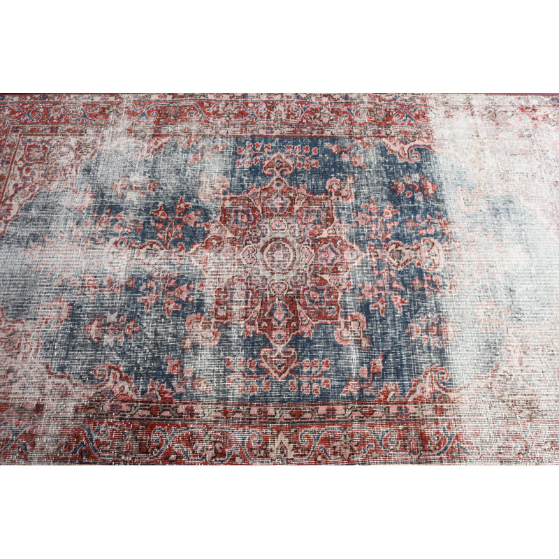 Chic tapis turc rétro parfait pour rehausser le décor du salon ou de la chambre à coucher