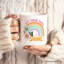«Let Your Soul Shine Rainbow», cadeau floral rétro pastel