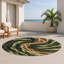 Tapis d'intérieur et d'extérieur vert Nature