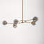 Dumont 5 Light Metal Dimmable Sputnik Chandelier