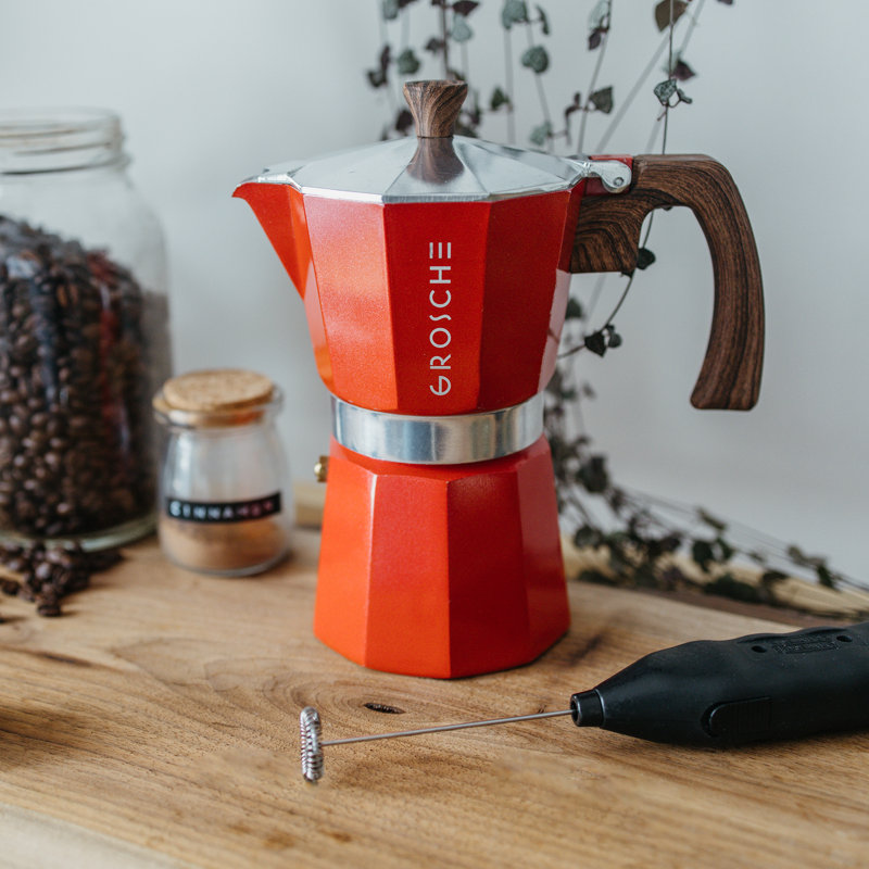 Machine à espresso Grosche Milano, 6 doses, Rouge