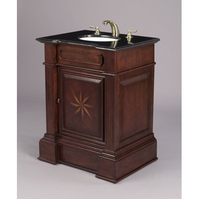 28'' Single Bathroom Vanity with Stone Top