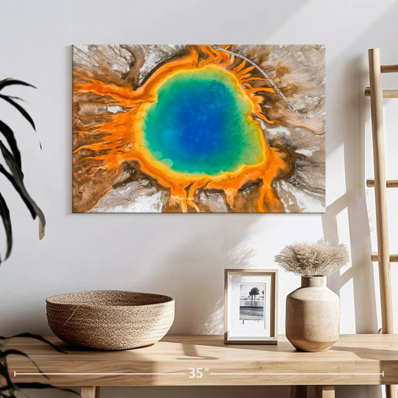 Ravi Colourful Grand Prismatic Spring, 16" H x 24" W