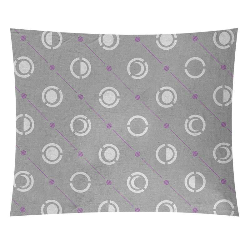 Tapisserie, H 27,5 po x l 37,5 po, Violet
