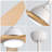 52 Inch Ceiling Fan With Light 22W 3 Color Dimmable LED Memory Function Quiet Reversible DC Motor 1H 4H 8H Timer For Large Rooms-235286775-235286773