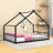 Charming House-Inspired Metal House Bed With Slats-327885164-327885163