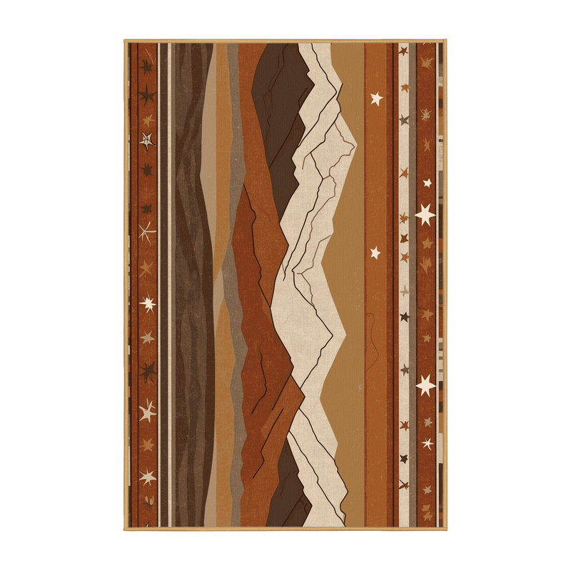 Crimson Ridge Rug, Rectangle 6' x 9'