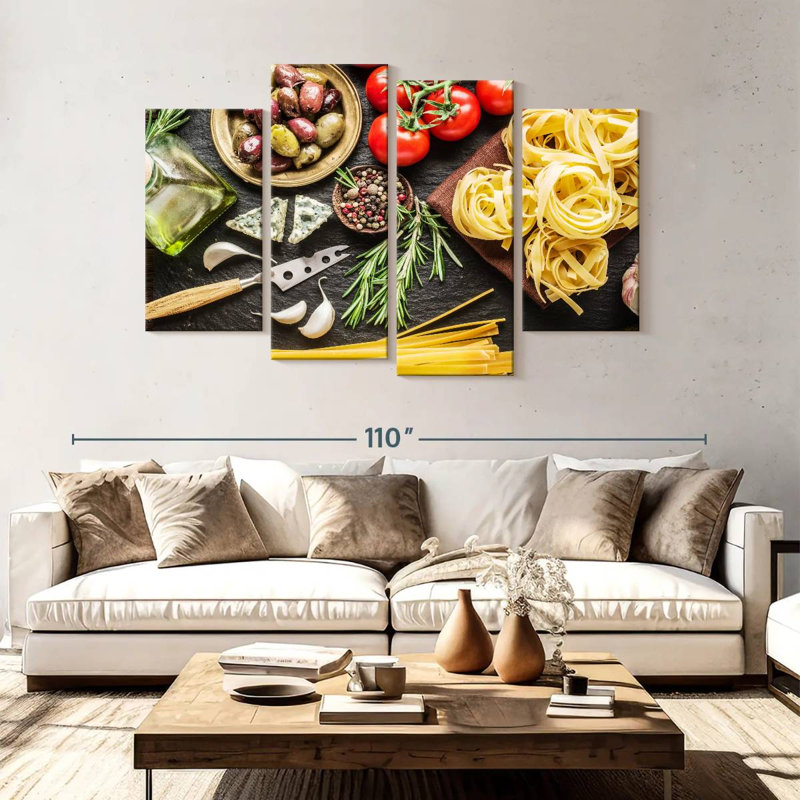 Yarlin Cooking Pasta, 54" H x 84" W