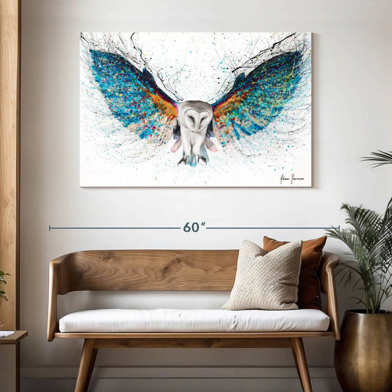 Brampt Opulent Night Owl, 32" H x 48" W