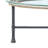 Javiar Oval Coffee Table with Glass Top