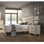Ensemble de chambre à coucher contemporain 3 pièces, un lit et deux tables de chevet-1155016713-1155016714