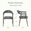 Ensembles de salle à manger Alward : table de salle à manger rectangulaire extensible et chaises de salle à manger rembourrées avec accoudoirs-1145808835-1145808841-1145808843