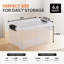 Boîtes de rangement transparentes en plastique de 6,6 litres avec couvercles, empilables, sans BPA, pour la maison, le bureau, la résidence étudiante et la salle de classe, lot de 4-738117104